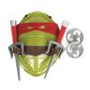 Aexfuma Turtle Shell for Kids Cosplay Halloween Cartoon Ninja Costume Party, Super Hero Cosplay Costume (Red) view 1
