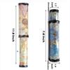ZOMTOP 2 Pack Classic Kaleidoscope Toy Magic Rotating Kaleidoscope Stretchable Long World Kaleidoscope Educational Toy Kaleidoscope for Children Gifts(Two Colors) view 3