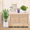 Dollhouse Cabinet, Miniature 1:12 Scale Dollhouse Furniture Living Room for Desk Wood view 3