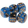 HXSCOO 15Pcs New Bright Colors 6 Sided Dice Round Corner Pearl Dices 16mm Playing Table Game Casino Entertainment Supplies view 2