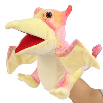 JUSTQUNSEEN Dinosaur Hand Puppets, Kids Dinosaur Toys, Plush Puppet, Stuffed Hand Puppet, Dinosaur Toy, Puppet Story Toys, Dinosaur Puppets, Dinosaur Toys for Kids (Dinosaur 2)