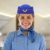 Ipetboom Flight Attendant Costume Flight Attendant Hat, 1 Pc Beret Hat Air Hostess Felt Stewardess Cap for Halloween Cosplay Costume Accessories view 3