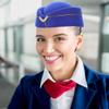 Ipetboom Flight Attendant Costume Flight Attendant Hat, 1 Pc Beret Hat Air Hostess Felt Stewardess Cap for Halloween Cosplay Costume Accessories view 4