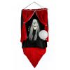 28" Animated Halloween Fortune Teller Sound Activated Black view 1