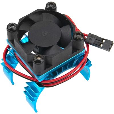 Vgoohobby TT02 Motor Heat Sink Heatsink with 5-6V Cooling Fan Compatible with Tamiya TT02 1/10 RC On Road Touring Car Upgrade Parts