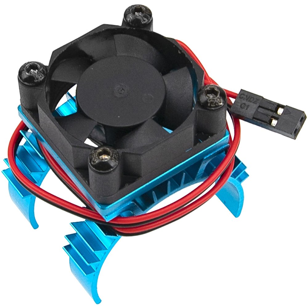Vgoohobby TT02 Motor Heat Sink Heatsink with 5-6V Cooling Fan Compatible with Tamiya TT02 1/10 RC On Road Touring Car Upgrade Parts