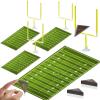 12 Pcs Mini Finger Flick Football Games Mini Table Top Sports Games with Foam Footballs Goal Post and Cards Finger Toys Office Indoor Football Sports Party Favors Birthday Gift Cake Decoration(Yellow) view 1