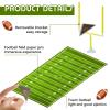 12 Pcs Mini Finger Flick Football Games Mini Table Top Sports Games with Foam Footballs Goal Post and Cards Finger Toys Office Indoor Football Sports Party Favors Birthday Gift Cake Decoration(Yellow) view 3