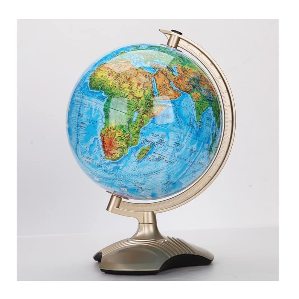 RHXWFDG Globe 20cm with Lights World Globes Standard Geographic Globes for Students Adult Children Learning World Globe with Stand Home Decor