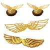 50PCS Wizard Party Chocolate Decoration Wings Chocolate Decoration, Wings Wafer Cupcake Toppers with 50pcs Glue Point, Wafer Cupcake Toppers for Anniversary Birthday Wedding view 1