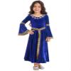 CHICTRY Kids Girls Long Sleeve Medieval Princess Dress Halloween Cosplay Renaissance Maxi Dresses Ball Gowns Blue 16 Years view 1