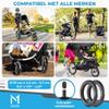 2 Inner Tube Tire Replacements 12.5'' x 1.75/2.25 for Jogging Stroller, Compatible w/All Brands: BoB Revolution Flex/Pro/SE/SU, Graco, Go Jogging, Thule Urban Glide & More, by Mata1-USA view 2