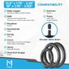 Inner Tube Tire Replacements Two 16'' x 1.75/2.125 & One 12.5'' x 1.75/2.25 for Jogging Stroller, Compatible w/All Brands: BoB Revolution Flex/Pro/SE/SU, Graco, Go Jogging & More, by Mata1-USA view 3