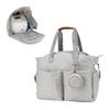 Breast Pump Bag - Baby Diaper Tote Bag with Laptop Sleeve Fit 15 Inch Laptop and Insulation Pocket, Fit Most Breast Pumps Like Medela, Spectra S1,S2 Avent (Brown) view 1