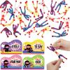 DG-Direct 28 Packs Valentine's Day Cards with Sticky Wall Climbing Men Ninja Toys, Kids Valentine Party Favor, Valentine's Day School Classroom Prizes, Valentine Exchange Gift view 1