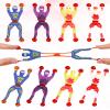 DG-Direct 28 Packs Valentine's Day Cards with Sticky Wall Climbing Men Ninja Toys, Kids Valentine Party Favor, Valentine's Day School Classroom Prizes, Valentine Exchange Gift view 3