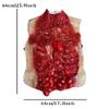 Bulex 3D Scary Halloween Zombie Costumes Bloody Halloween Fake Severed Body Parts Organs Dead Zombie Decoration Creepy Horror Cosplay Prop view 3