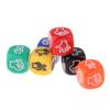 HXSCOO 6pcs 6-Sided Dice, Rock Paper Scissors Dice, Kids Board Game Toys Prop view 4
