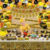 231 Pack Construction Birthday Party Supplies Dump Truck Construction Birthday Decorations Construction Party Plates Construction Tablecloth Cups Napkins Serves 20 view 3