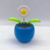 Walbest Solar Dancing Flower Car Dashboard Decorations - Funny Solar Powered Dancing Flower Pot Car Ornaments Flower Swinging Toy for Car Decor, Funny Gifts for Friends V view 1