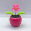 Walbest Solar Dancing Flower Car Dashboard Decorations - Funny Solar Powered Dancing Flower Pot Car Ornaments Flower Swinging Toy for Car Decor, Funny Gifts for Friends D view 1