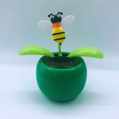 Walbest Solar Dancing Flower Car Dashboard Decorations - Funny Solar Powered Dancing Flower Pot Car Ornaments Flower Swinging Toy for Car Decor, Funny Gifts for Friends H
