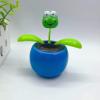 Walbest Solar Dancing Flower Car Dashboard Decorations - Funny Solar Powered Dancing Flower Pot Car Ornaments Flower Swinging Toy for Car Decor, Funny Gifts for Friends L view 1