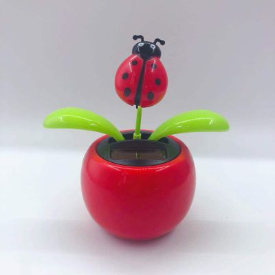 Walbest Solar Dancing Flower Car Dashboard Decorations - Funny Solar Powered Dancing Flower Pot Car Ornaments Flower Swinging Toy for Car Decor, Funny Gifts for Friends G