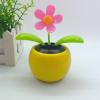 Walbest Solar Dancing Flower Car Dashboard Decorations - Funny Solar Powered Dancing Flower Pot Car Ornaments Flower Swinging Toy for Car Decor, Funny Gifts for Friends F view 1