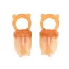 2pcs Baby Fruit Feeder Pacifier Silicone Toddler Infant Teething Teether Toy view 2