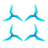 KEYESMINER Drone Accessories for Azure Power LCP 5140 5.1X4X3 3-Blade PC Propeller Light Control Props for RC FPV Racing Freestyle 5inch 5.1inch Drones Replaceable (Color : 4Pairs Blue) view 1