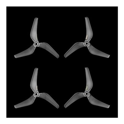 KEYESMINER Drone Accessories for Azure Power LCP 5140 5.1X4X3 3-Blade PC Propeller Light Control Props for RC FPV Racing Freestyle 5inch 5.1inch Drones Replaceable (Color : 4Pairs Clear)