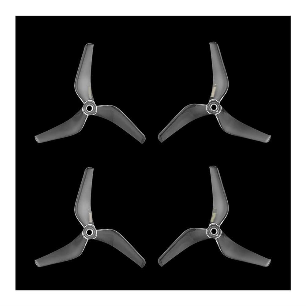 KEYESMINER Drone Accessories for Azure Power LCP 5140 5.1X4X3 3-Blade PC Propeller Light Control Props for RC FPV Racing Freestyle 5inch 5.1inch Drones Replaceable (Color : 4Pairs Clear)
