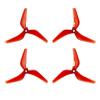 KEYESMINER Drone Accessories for Azure Power LCP 5140 5.1X4X3 3-Blade PC Propeller Light Control Props for RC FPV Racing Freestyle 5inch 5.1inch Drones Replaceable (Color : 2Pairs Red) view 1