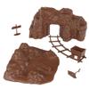 BMC Classic Marx Western Gold Mine Plastic Cowboys Army Men Playset Accessories view 1