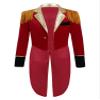 Aislor Kids Boys Tuxedo Tailcoat Fancy Dress Gentleman Jacket Long Sleeve Tassel Uniform Coat Circus Ringmaster Costume Red 12 Years view 1