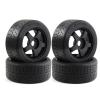 4Pcs 100X42mm 5-Spoke Tire Tyre 17Mm Wheel Hex for Arrma 1/7 Infraction Felony Limitless RC Car Upgrade Parts view 1