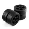 4Pcs 100X42mm 5-Spoke Tire Tyre 17Mm Wheel Hex for Arrma 1/7 Infraction Felony Limitless RC Car Upgrade Parts view 2