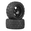 Greendhat 4Pcs Rubber Tires Tyre Wheel P6973 for Remo Hobby Smax 1621 1625 1631 1635 1651 1655 1/16 RC Car Upgrade Parts ( Color : Black ) view 3