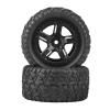 Greendhat 4Pcs Rubber Tires Tyre Wheel P6973 for Remo Hobby Smax 1621 1625 1631 1635 1651 1655 1/16 RC Car Upgrade Parts ( Color : Black ) view 4