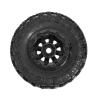 4PCS 47X18mm Wheel Rims Tires Tyre Set for Axial SCX24 90081 AXI00001 1/24 RC Crawler Car Upgrade Parts Accessories ( Color : Black ) view 2