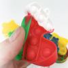 12Pcs Christmas Mini Pop Keychain Fidget Toys, Easter Day Gifts for Kids Mini Pop Bubble Christmas Fidget Toy,Party Favors Silicone Fidget Keychain Relieve Anxiety Stress Fidget Toy view 4