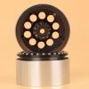 4PCS Metal 2.2 Beadlock Wheel Hub Rim for 1/10 RC Crawler Axial SCX10 RR10 Wraith 90056 90048 Traxxas TRX4 TRX-6, ( Color : Green ) view 3
