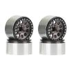 Greendhat 4PCS Metal 2.2 Beadlock Wheel Hub Rim for 1/10 RC Crawler Axial SCX10 RR10 Wraith 90056 90048 Traxxas TRX4 TRX-6, ( Color : Titanium ) view 1