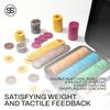 SLOWPLAY Godel 14g Clay Poker Chips Set for Texas Holdem, 300 PCS [Blank Chips] Features a High-end Chip case with Extra Durable German Polycarbonate Shell, Ideal Gifts for Poker Players view 3