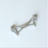 GTBRacing CNC Aluminum 1/5 RC Car Rear Shock Tower Brace for HPI Baja 5b ss 5t 5sc (Rear Silver) view 1