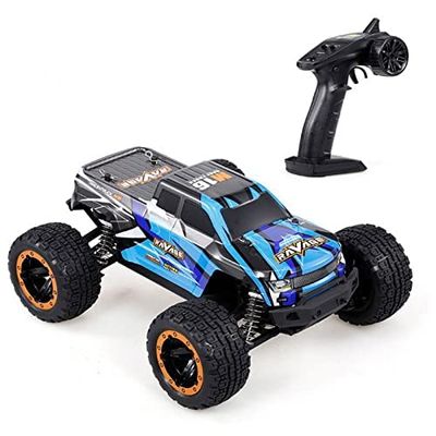 QIYHBVR Brushless 45km/h High Speed RC Cars 1:16 Remote Control Monster Truck 4WD All Terrain Off-Road 2.4Ghz Shockproof Waterproof RTR Hobby Cars for Intermediate Hobbyist