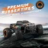 QIYHBVR Brushless 45km/h High Speed RC Cars 1:16 Remote Control Monster Truck 4WD All Terrain Off-Road 2.4Ghz Shockproof Waterproof RTR Hobby Cars for Intermediate Hobbyist view 2