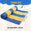 2 Pcs Teamwork Games Group Learning Activity Run Mat Teamwork Building Carnival Games Mat Indoor Outdoor Group Games Race Run Mat Recess Equipment for Elementary School Office Field Day Backyard Party view 2