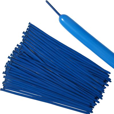 100Pcs 260 Balloons Animals Twisting Balloons Long Latex Balloon Garland for Birthday Wedding Party Decorations (Blue)